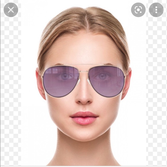 Guess Aviator Sunglasses Rose/Gold. 🔴 SOLD 🔴 - Picture 3 of 3